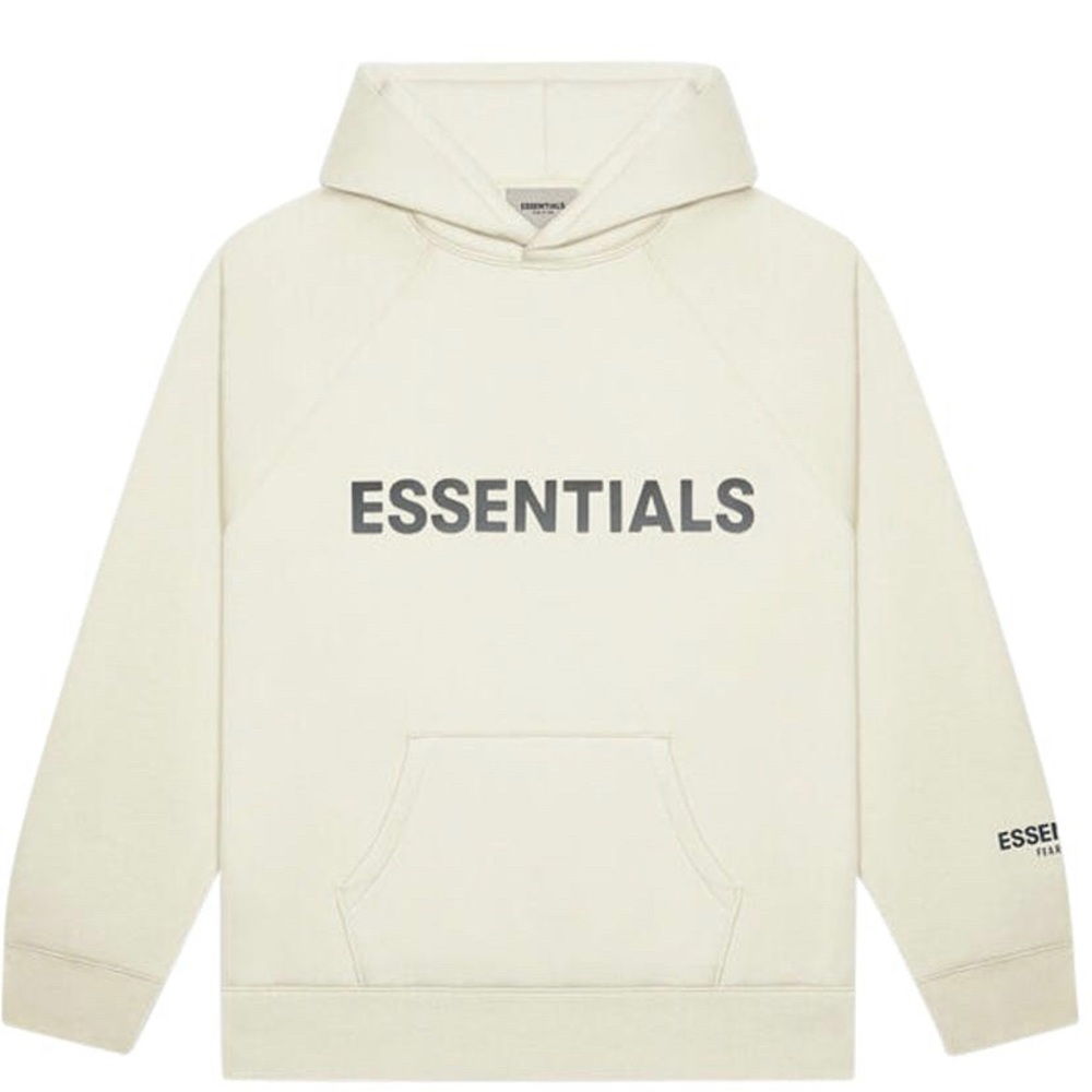 New Fear of God Essentials Hoodie -Cream